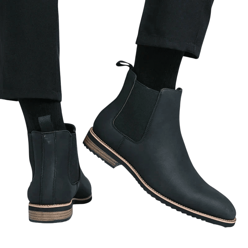 Botki Chelsea męskie zimowe styl Chelsea na chłód - Arkadya Outlet - Men Shoes