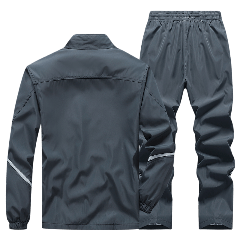 Dres komplet męski dwuczęściowy bluza na zamek i spodnie - Arkadya Outlet - Men Set
