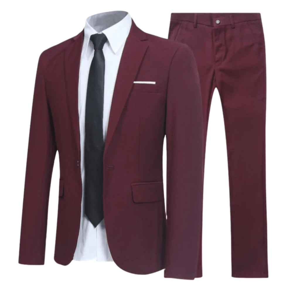 Garnitur Męski Dwuczęściowy Marynarka i Spodnie - Arkadya Outlet - Men Suit