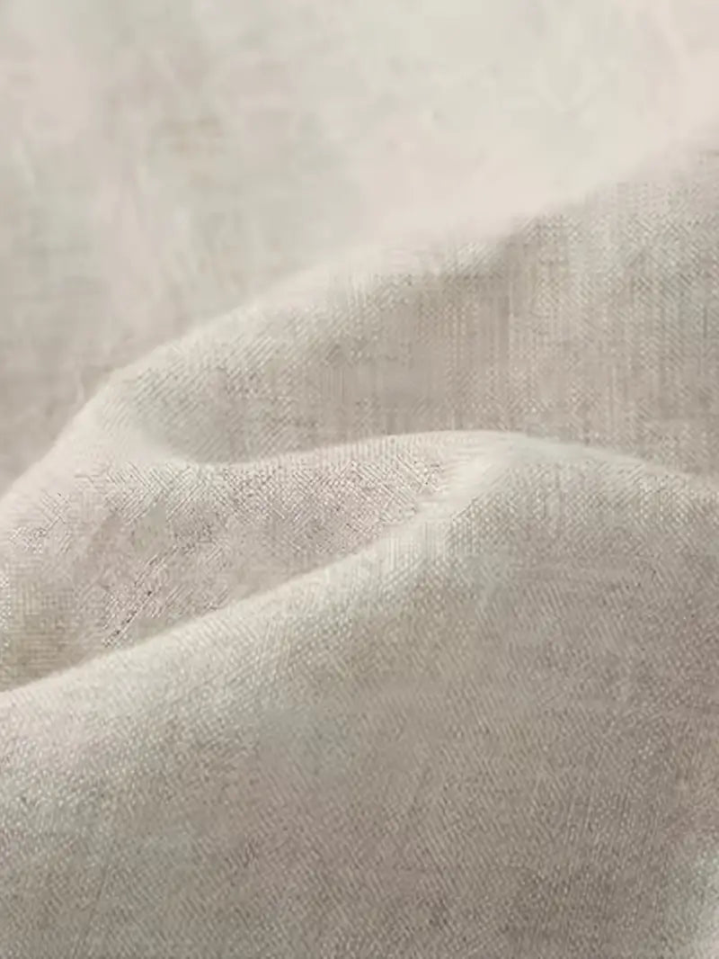 Lniane spodnie męskie – szerokie nogawki, długość kostka - Arkadya Outlet - Men Pants