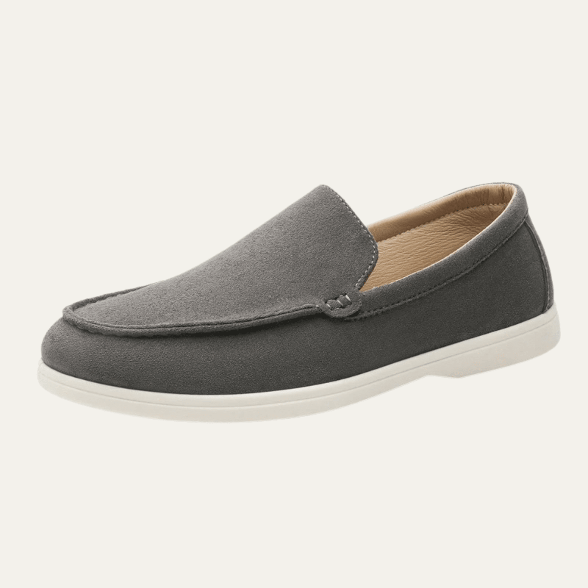 Loafersy męskie wsuwane – dopasowany krój, minimalistyczne - Arkadya Outlet - Men Shoes
