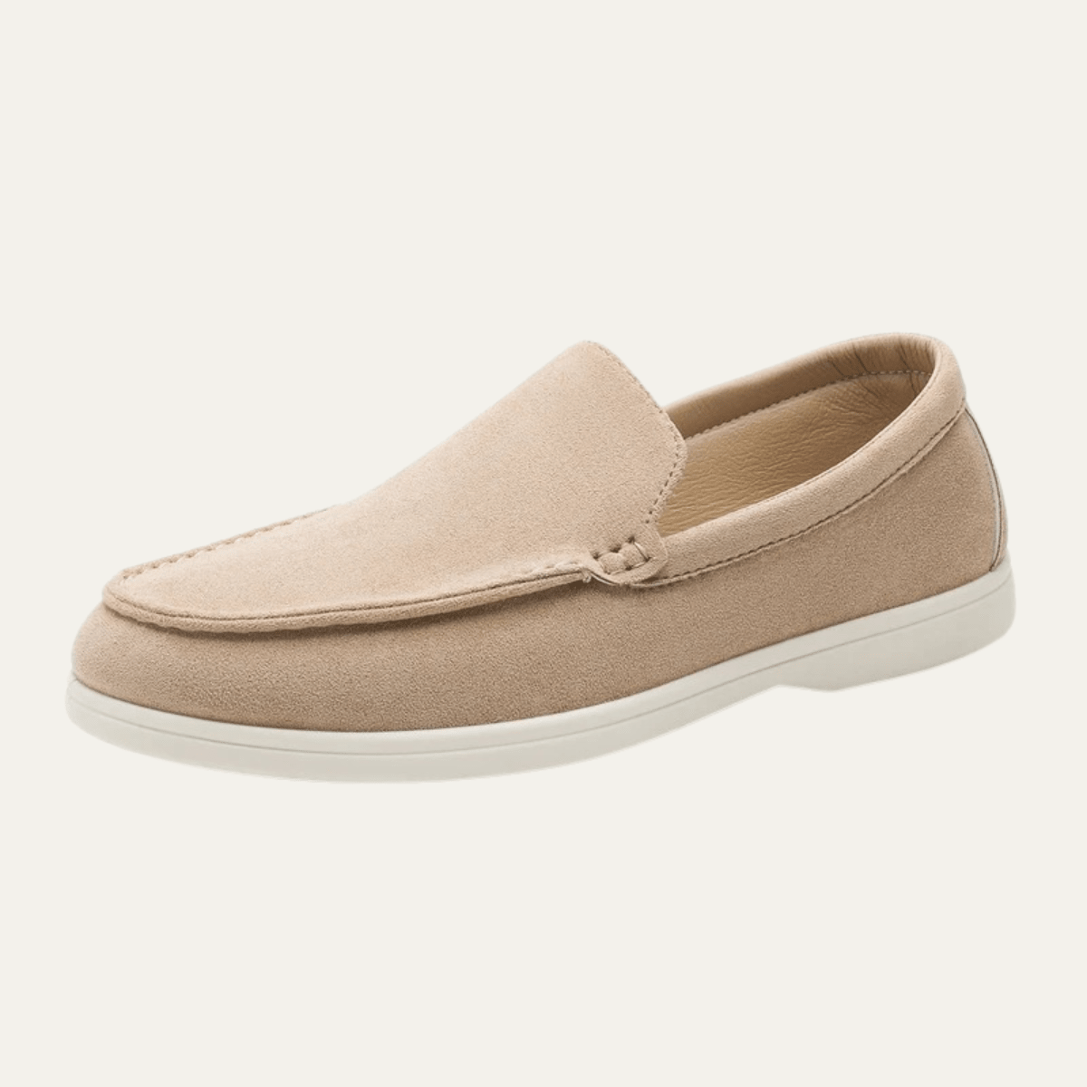 Loafersy męskie wsuwane – dopasowany krój, minimalistyczne - Arkadya Outlet - Men Shoes