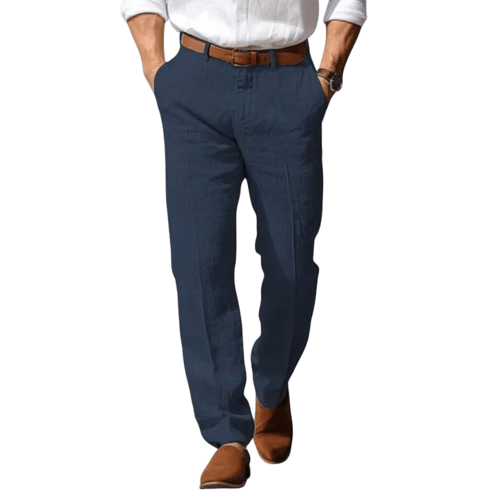 Spodnie męskie luźny krój pełna długość do codziennego noszenia - Arkadya Outlet - Men Pants