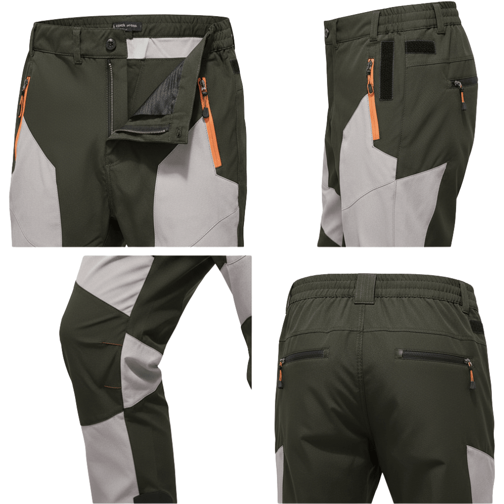 Spodnie Terenowe Męskie Wodoodporne Wiatroszczelne Regulowane - Arkadya Outlet - Men Pants