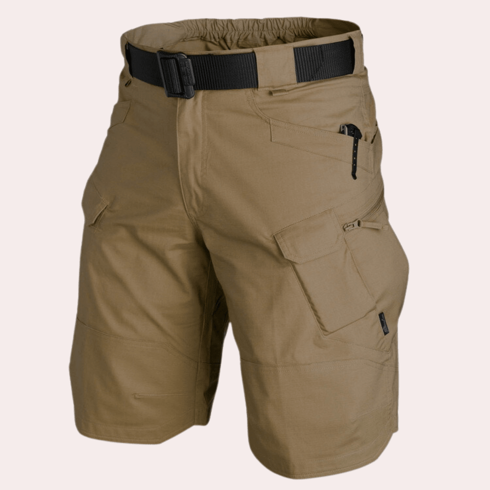Szorty męskie cargo z paskiem - Arkadya Outlet - Men Short