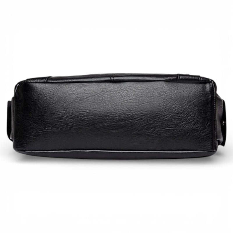 Torba na ramię damska – regulowany pasek, srebrne okucia - Arkadya Outlet - Women Bag