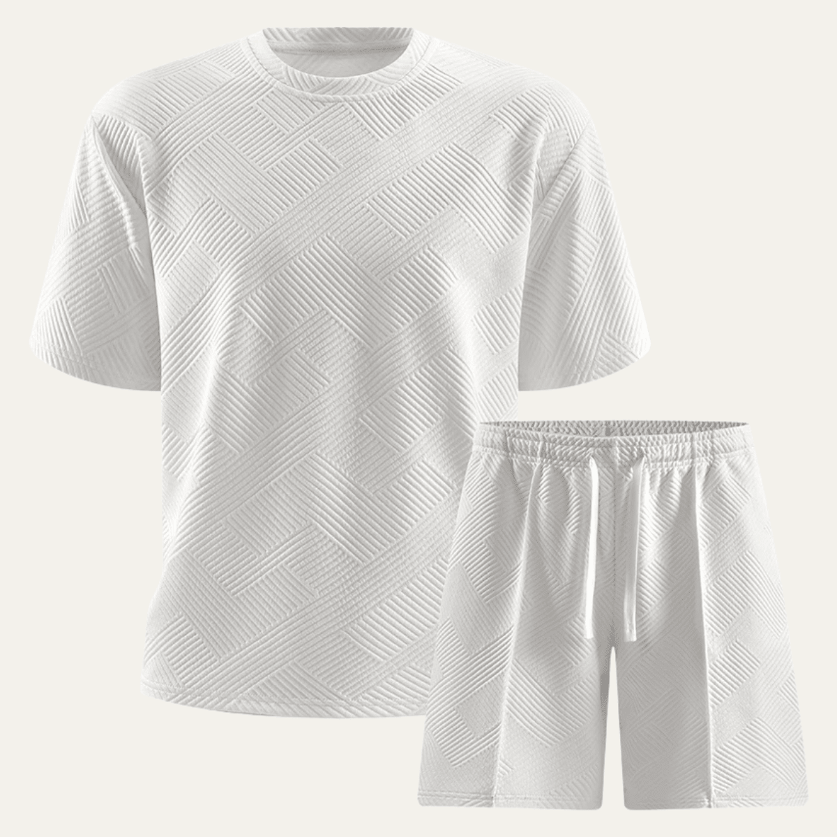 Zestaw męski gładki z gumką w pasie - Arkadya Outlet - Men Set