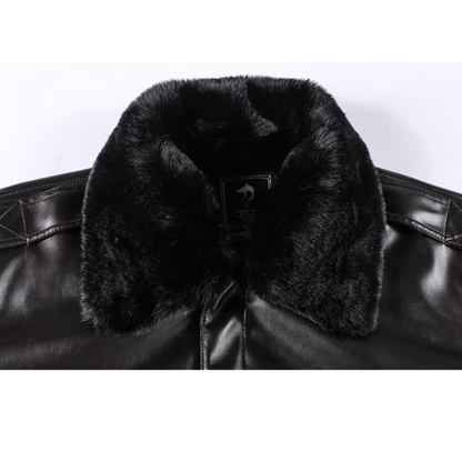 Kurtka motocyklowa męska krój oversize kołnierz kieszenie przód