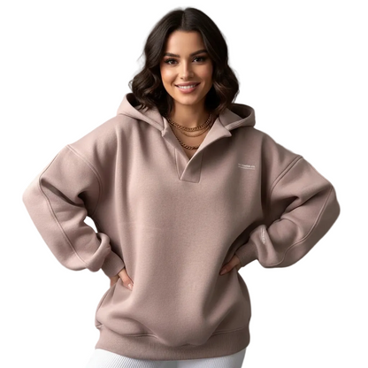Bluza damska z kapturem do codziennego noszenia zimą