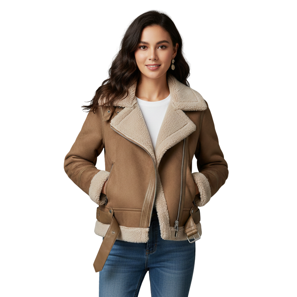 Kurtka damska ocieplana na chłodne warunki zimowe