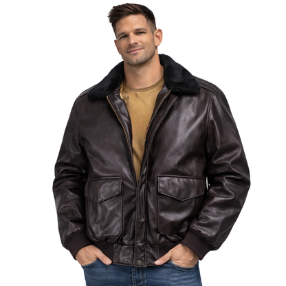 Kurtka motocyklowa męska krój oversize kołnierz kieszenie przód