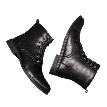 Buty męskie wysoka cholewka z wiązaniem pełna wysokość