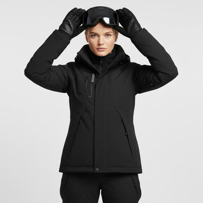 Zestaw narciarski damski dwuczęściowa konstrukcja odzieży