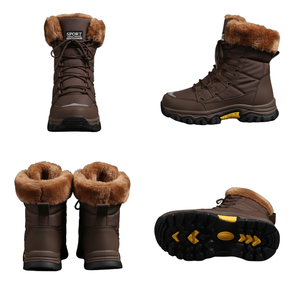 Kozaki Zimowe Kobiety Wodoodporne Antypoślizgowa Podeszwa