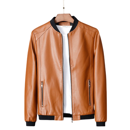 Kurtka bomberka męska stójka luźny krój codzienne użytkowanie