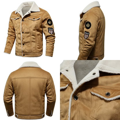 Kurtka męska krój oversize odzież wierzchnia kieszenie przód