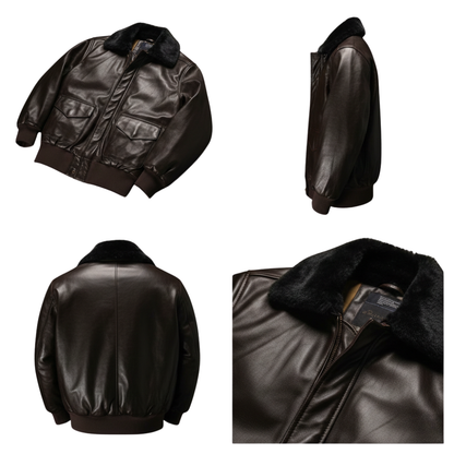 Kurtka motocyklowa męska krój oversize kołnierz kieszenie przód