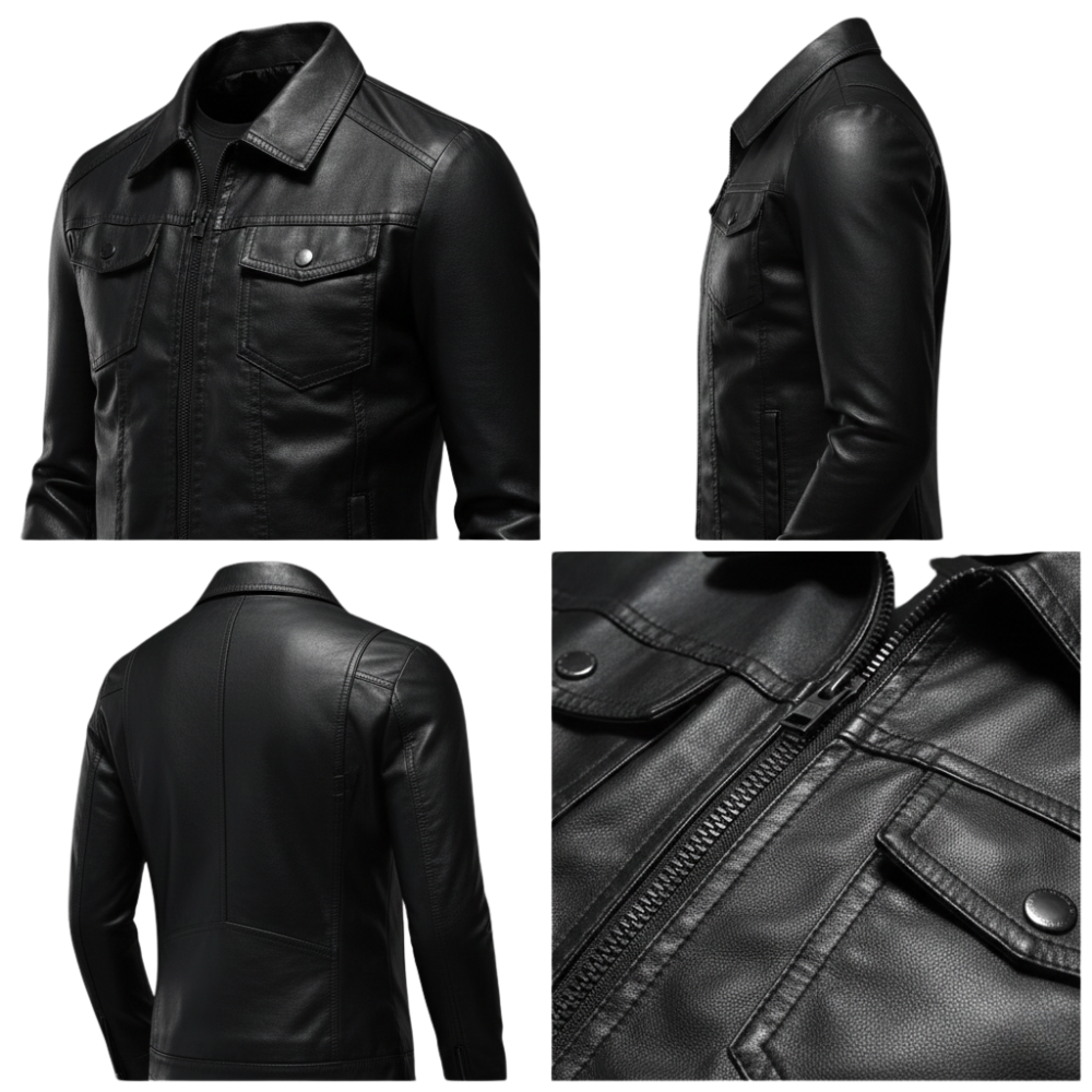 Kurtka motocyklowa męska ochrona przed wiatrem zimą