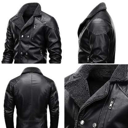 Kurtka motocyklowa męska zamek regulowane paski jazda