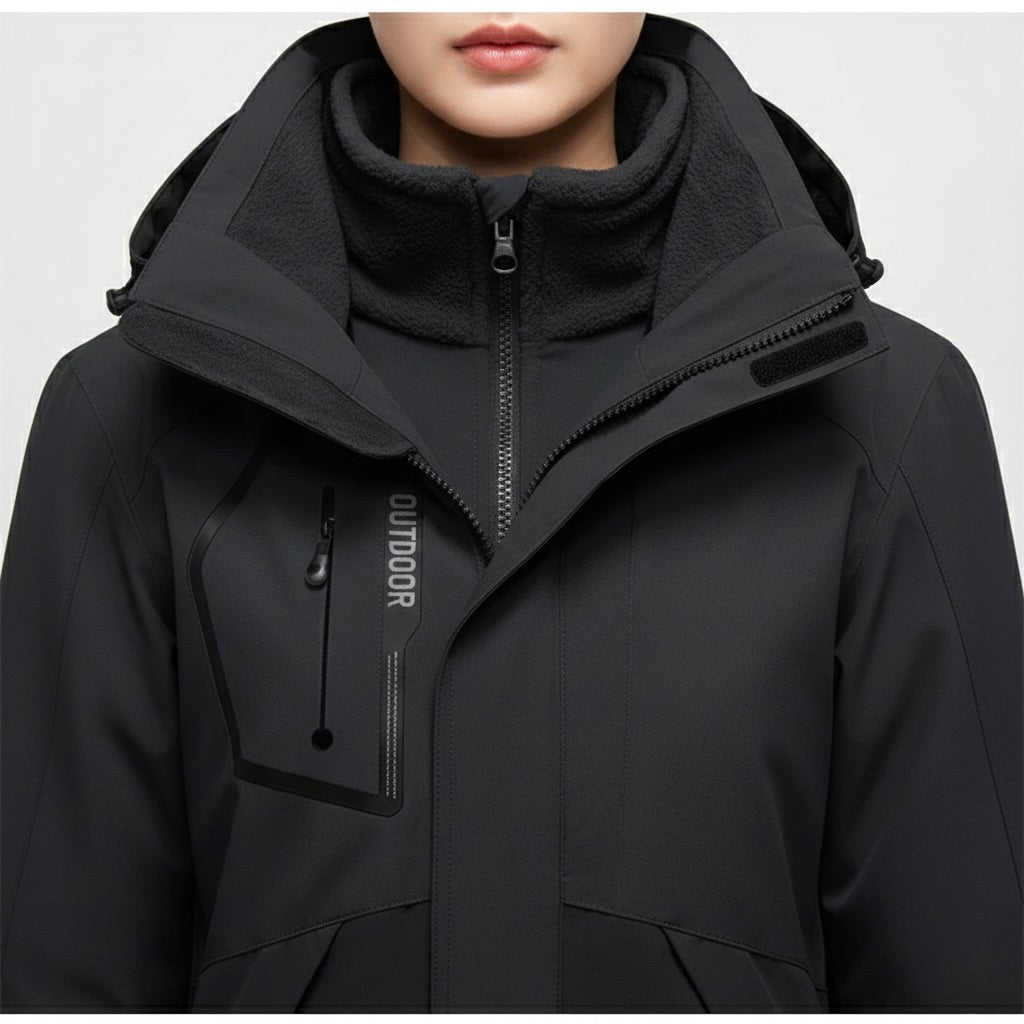 Zestaw narciarski damski kurtka i spodnie dwuczęściowe