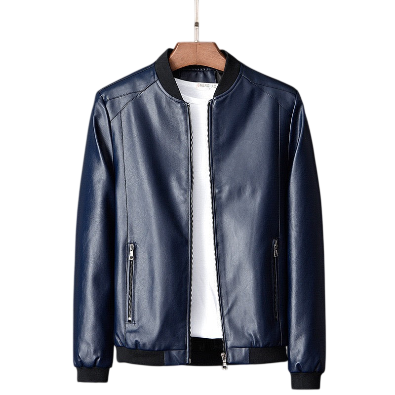 Kurtka bomberka męska stójka luźny krój codzienne użytkowanie