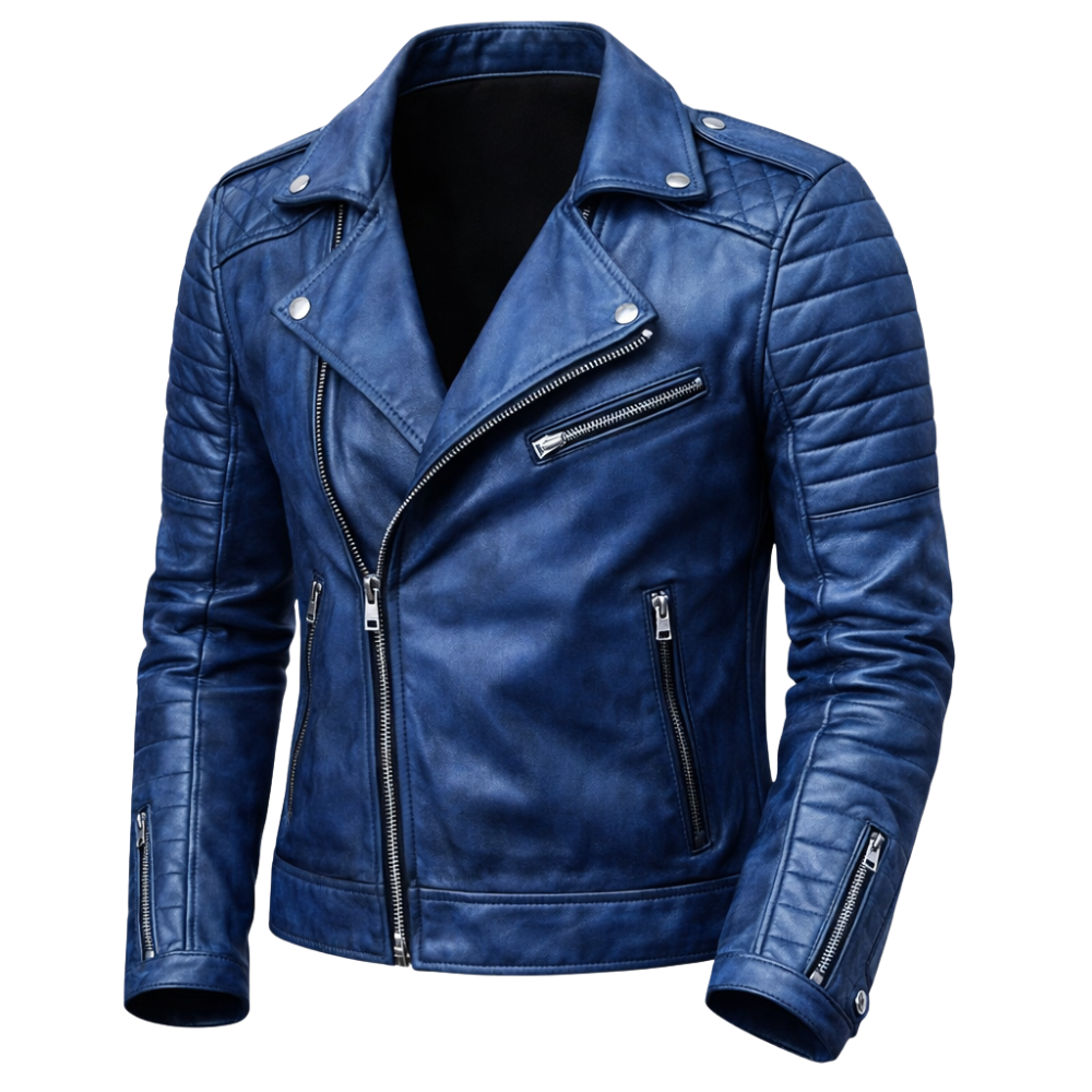 Kurtka motocyklowa męska kieszenie zapinane wyraźna sylwetka