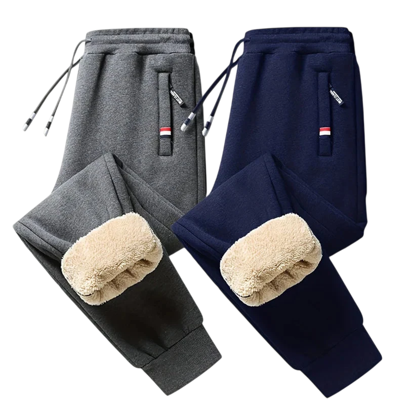 Arkadya Outlet Spodnie Termiczne Męskie z elastycznym pasem i regulacją w talii to idealny wybór na chłodne dni-łączą wygodę, styl i praktyczne ciepło.