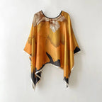 Bluzka damska luźna z krótkim rękawem - Arkadya Outlet - Women Blouse
