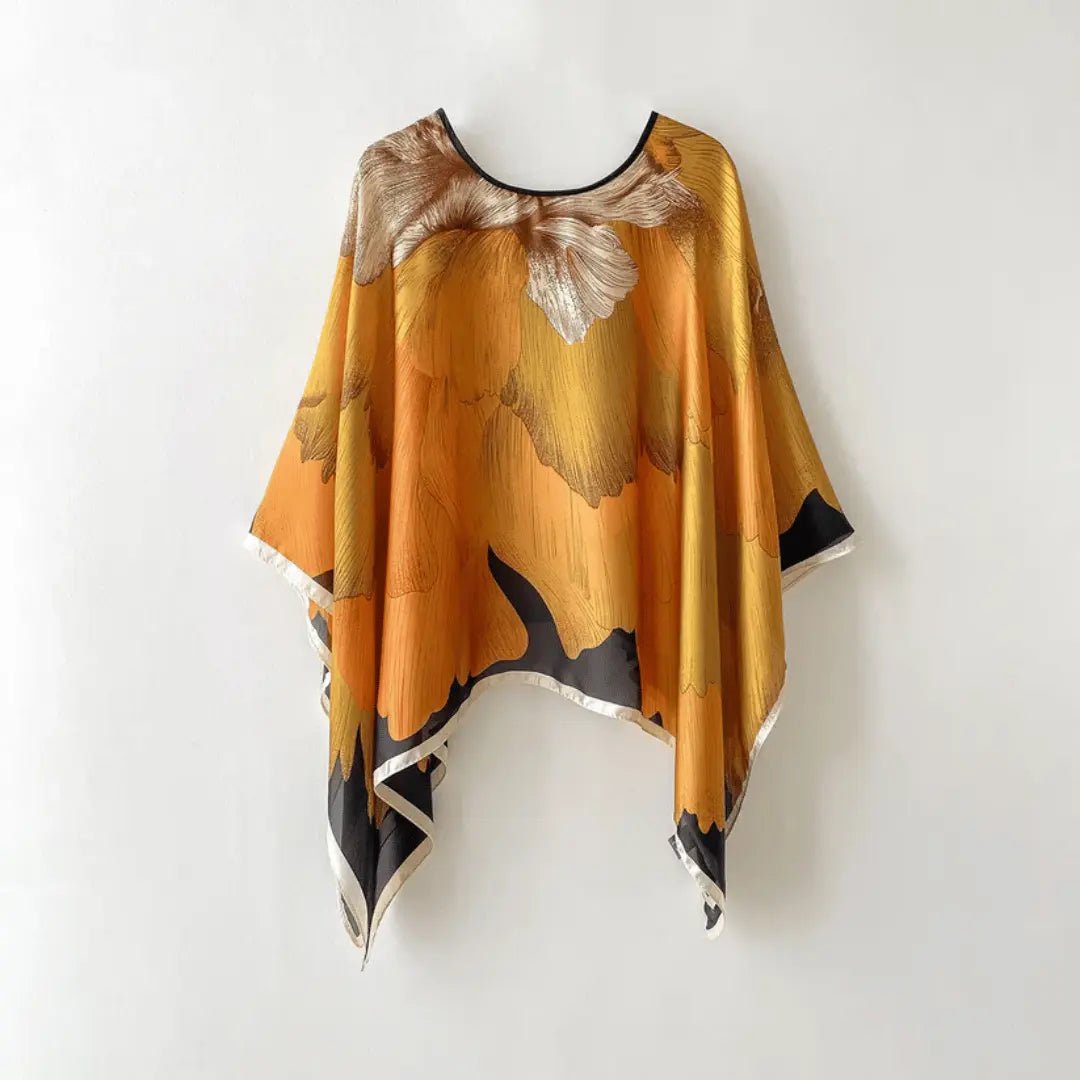 Bluzka damska luźna z krótkim rękawem - Arkadya Outlet - Women Blouse