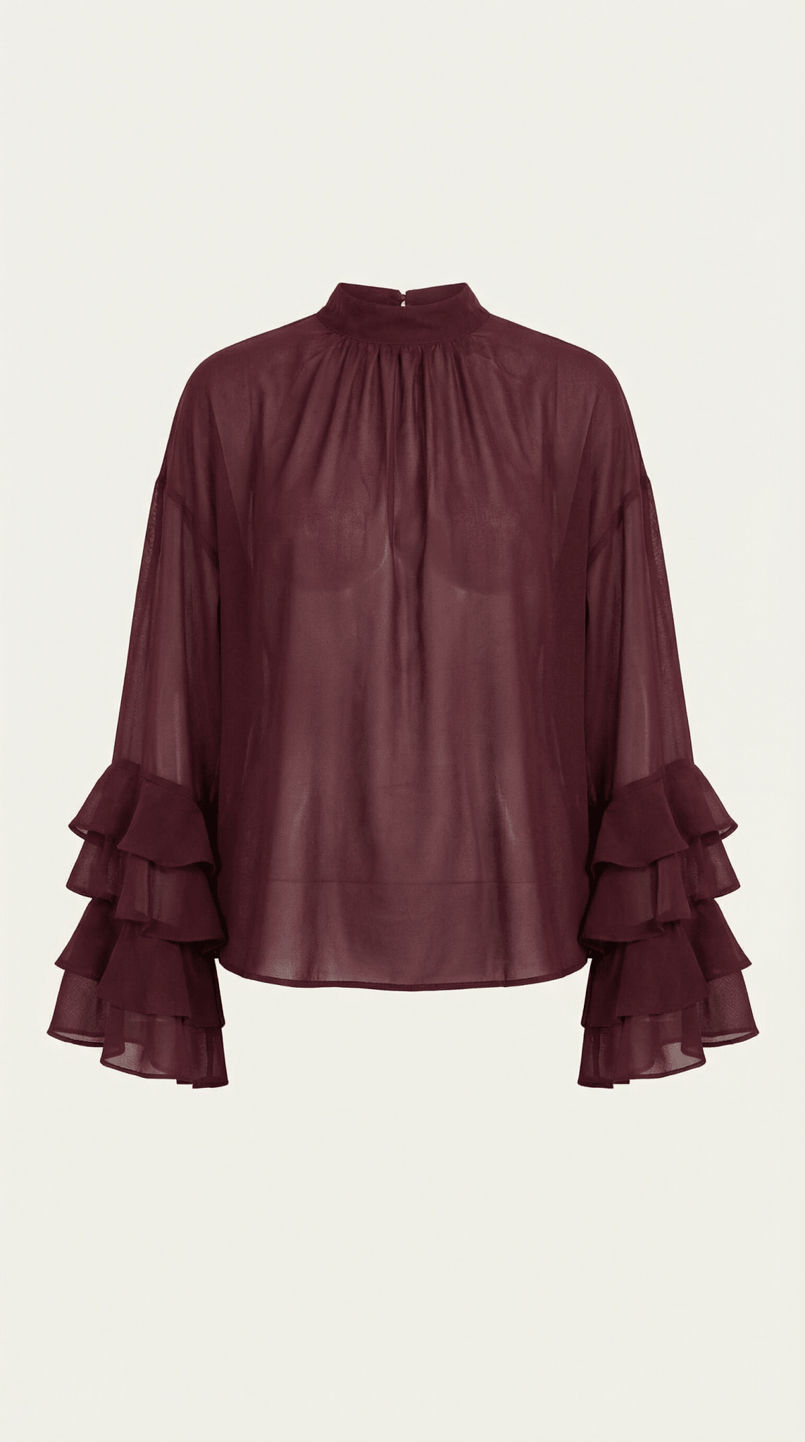 Bluzka damska z półgolfem i kołnierzem - Arkadya Outlet - Women Top