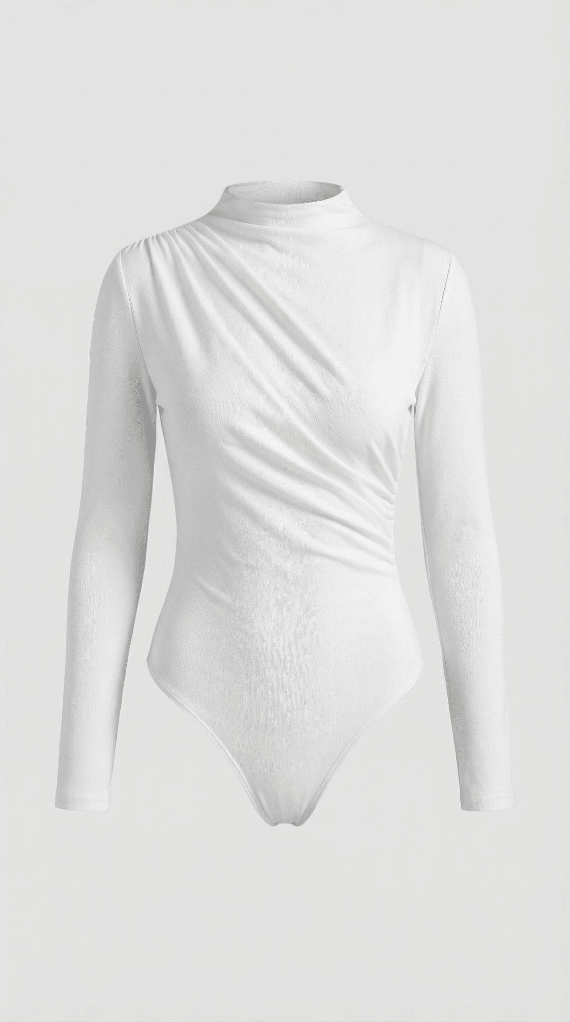 Body damskie długi rękaw marszczony krój - Arkadya Outlet - Women Top