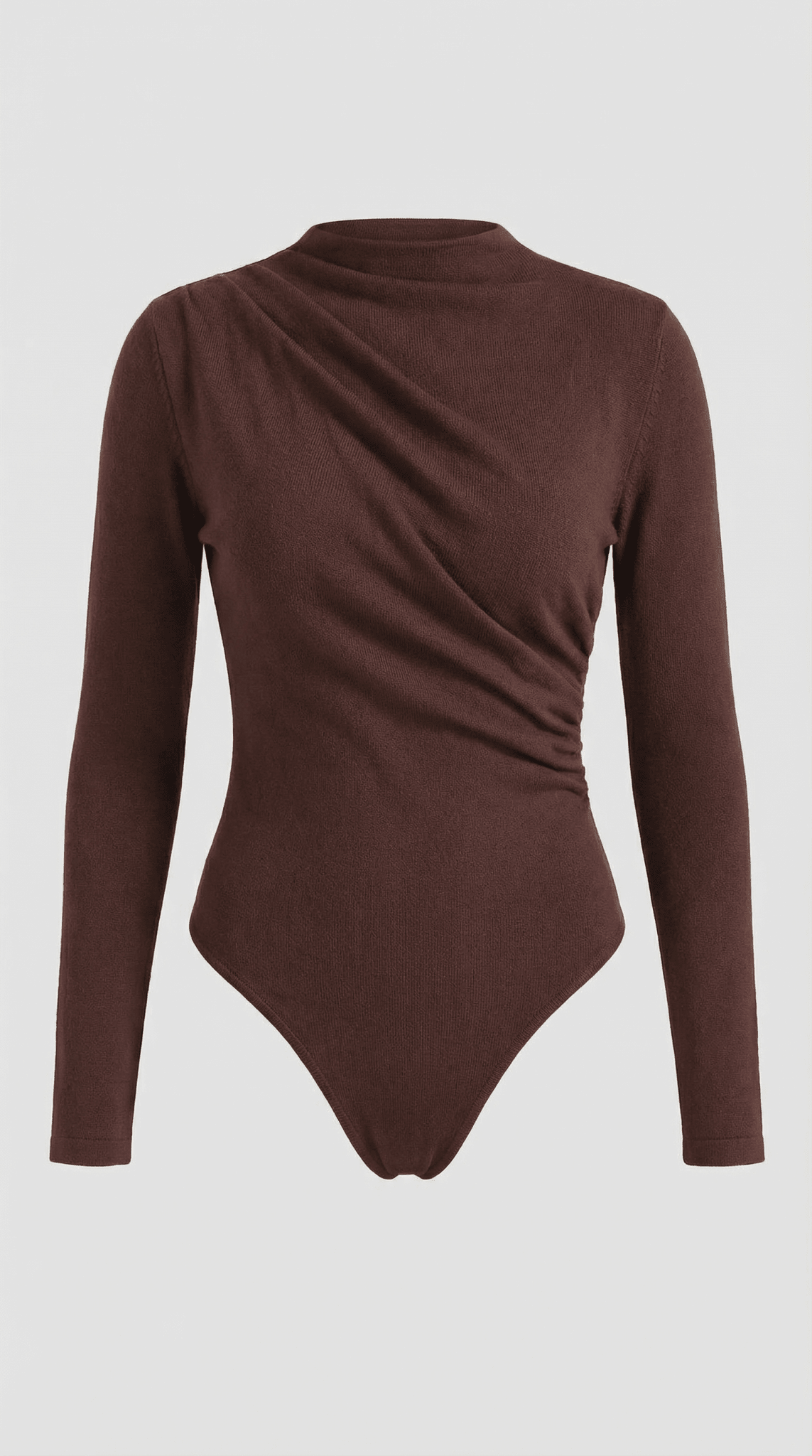 Body damskie długi rękaw marszczony krój - Arkadya Outlet - Women Top