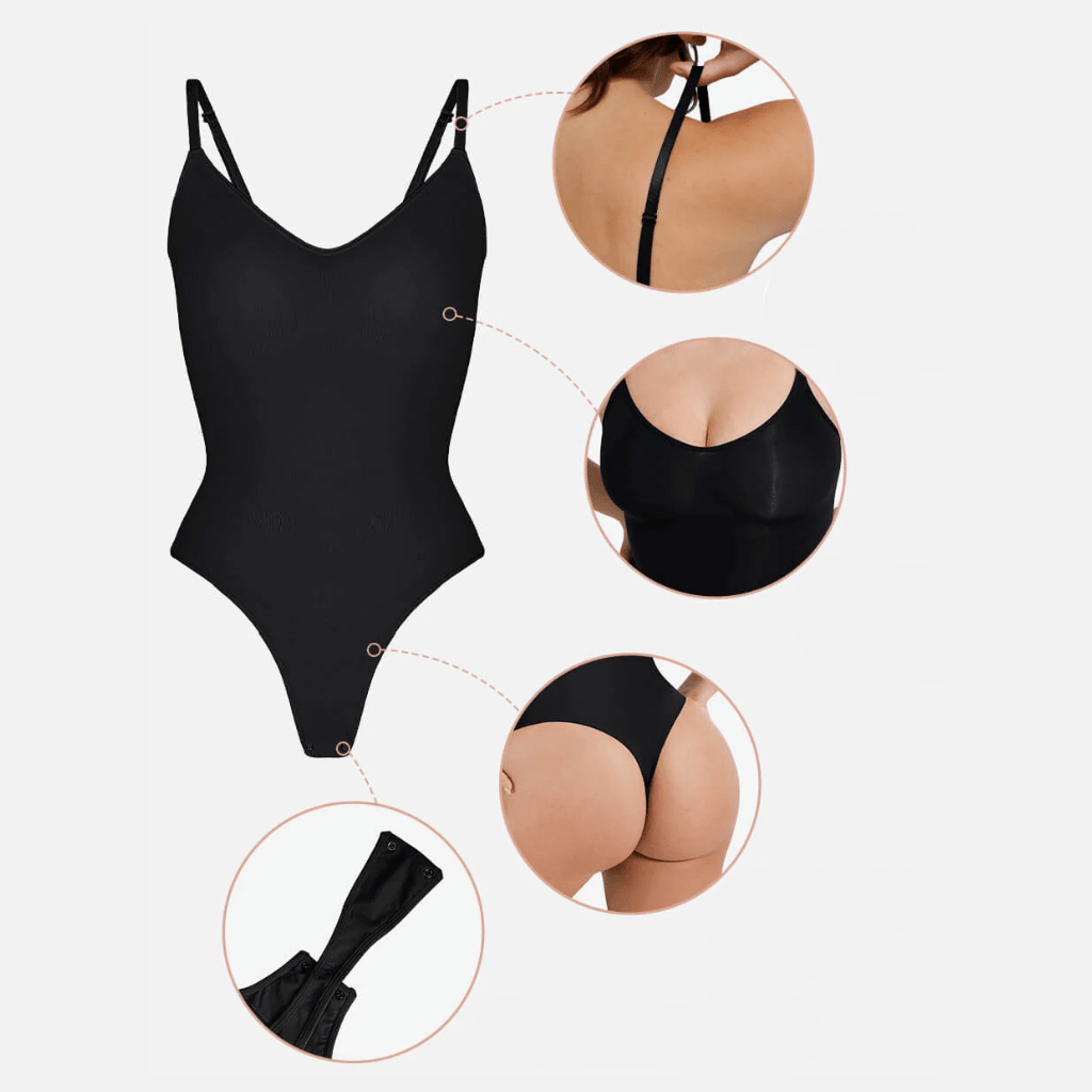 Body damskie jednoczęściowe warstwa bazowa - Arkadya Outlet - Women Bodysuit