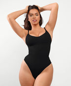 Body damskie jednoczęściowe zamknięty tył - Arkadya Outlet - Women Bodysuit