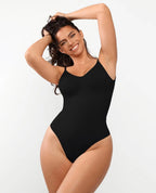Body damskie jednoczęściowe zamknięty tył - Arkadya Outlet - Women Bodysuit