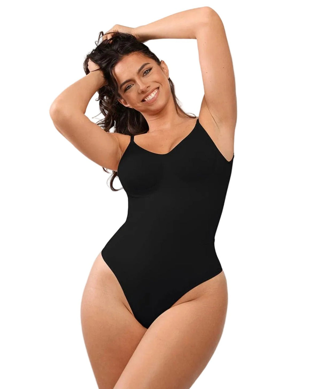 Body damskie jednoczęściowe zamknięty tył - Arkadya Outlet - Women Bodysuit