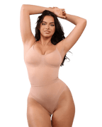 Body damskie jednoczęściowe zamknięty tył - Arkadya Outlet - Women Bodysuit