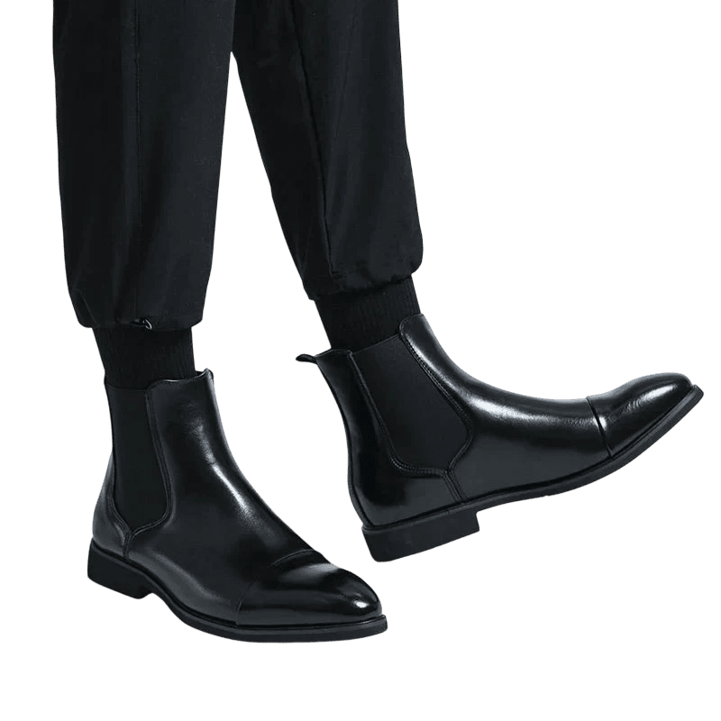 Botki Chelsea Męskie Antypoślizgowa Zamknięta Konstrukcja - Arkadya Outlet - Men Shoes