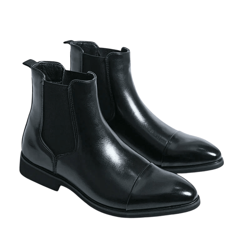 Botki Chelsea Męskie Antypoślizgowa Zamknięta Konstrukcja - Arkadya Outlet - Men Shoes