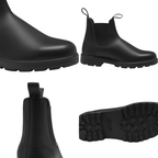 Botki Chelsea męskie wsuwane z elastycznymi panelami do kostki - Arkadya Outlet - Men Shoes
