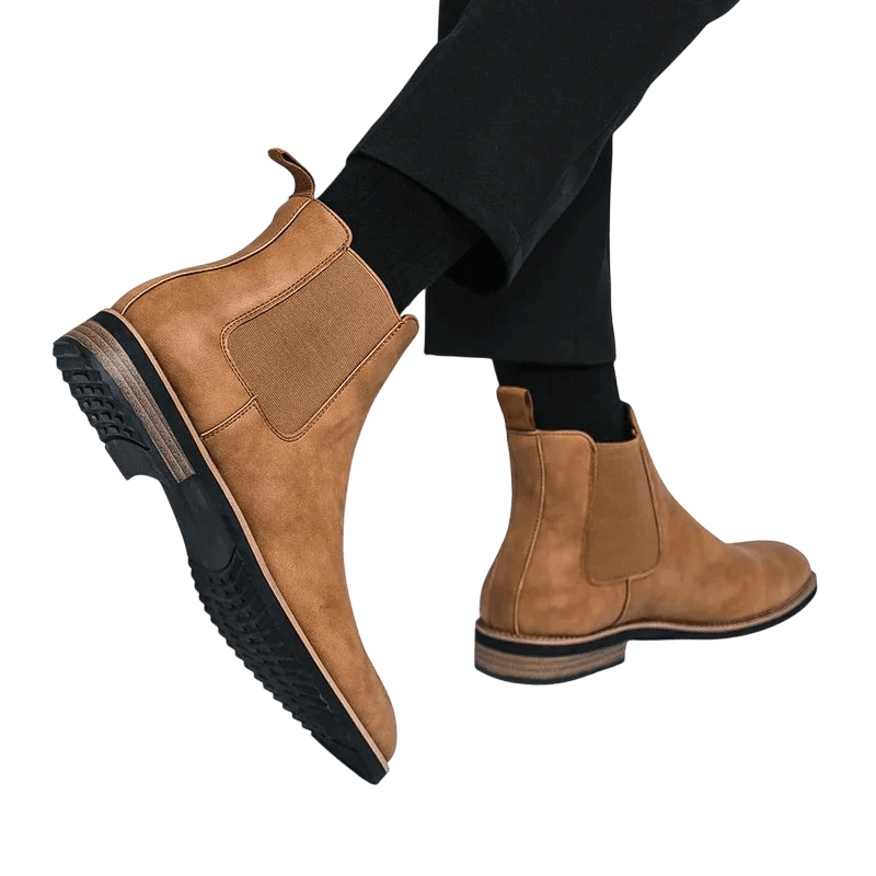 Botki Chelsea męskie zimowe styl Chelsea na chłód - Arkadya Outlet - Men Shoes