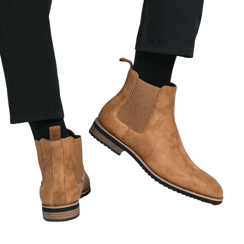 Botki Chelsea męskie zimowe styl Chelsea na chłód - Arkadya Outlet - Men Shoes