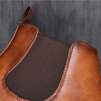 Botki Męskie | Wsuwany Fason z Elastycznymi Panelami Bocznymi - Arkadya Outlet - Boots