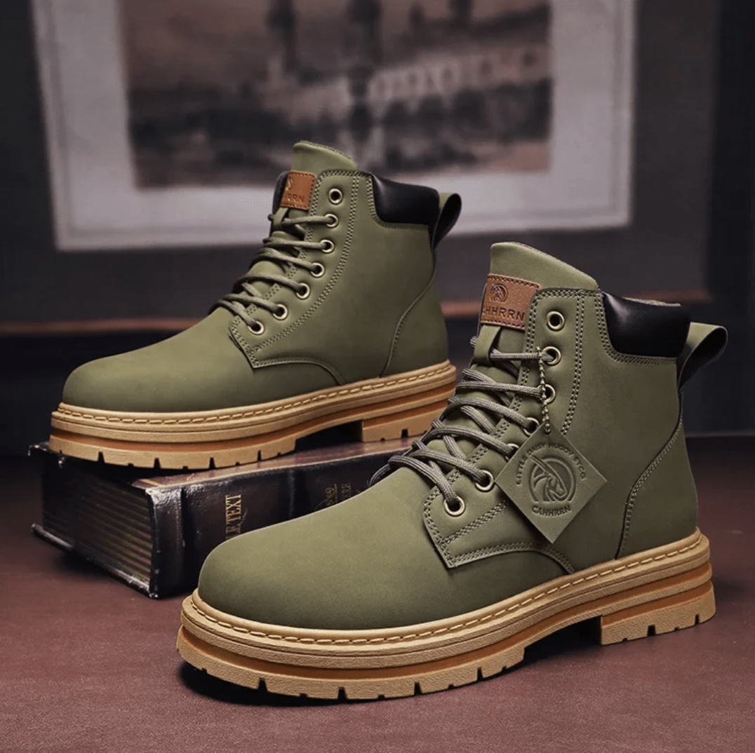 Botki Męskie | Wysoki Krój na Co Dzień z Trwałą Konstrukcją - Arkadya Outlet - Boots