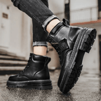 Botki Męskie | Wysoki Krój na Co Dzień z Trwałą Konstrukcją - Arkadya Outlet - Boots