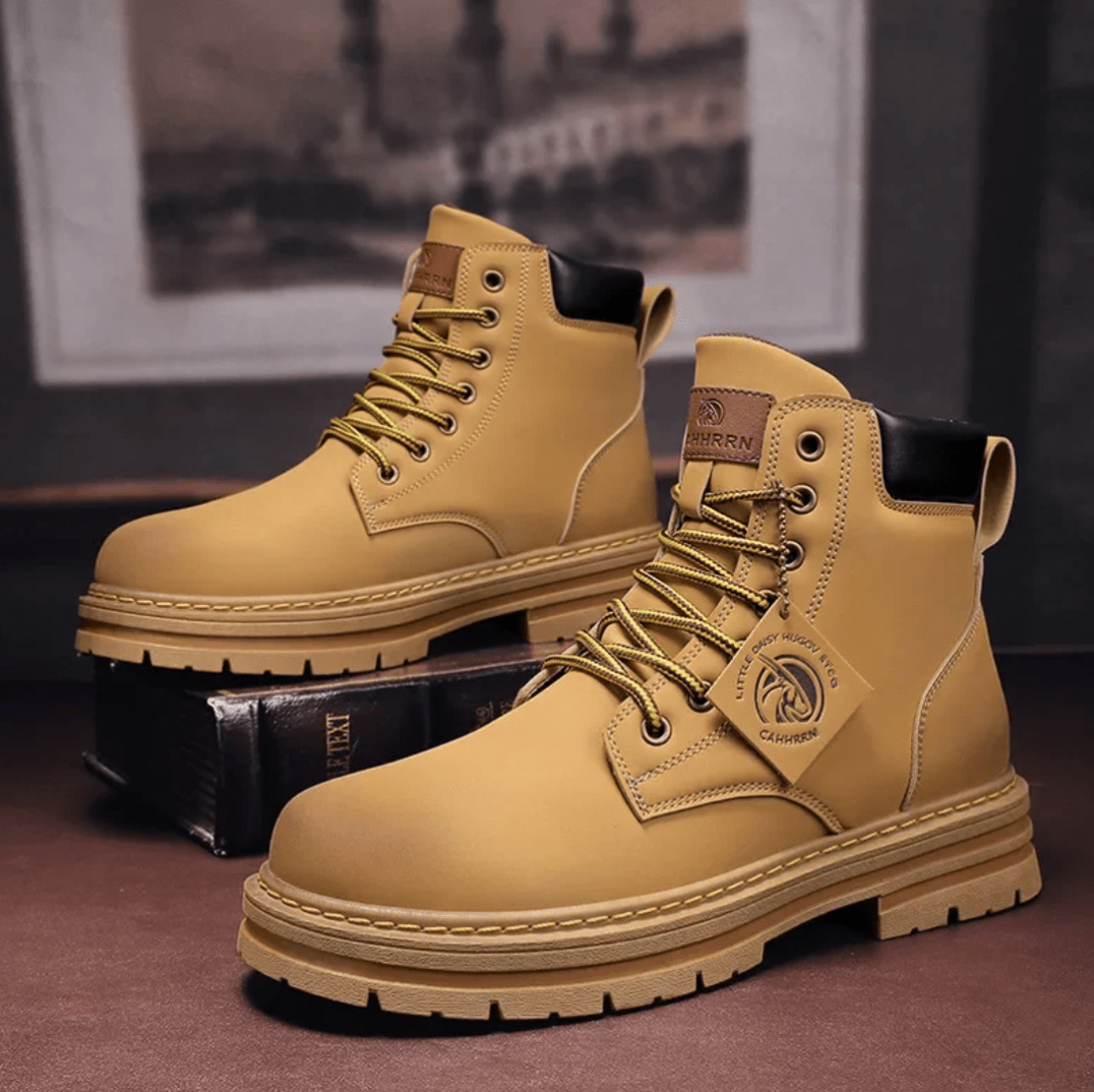 Botki Męskie | Wysoki Krój na Co Dzień z Trwałą Konstrukcją - Arkadya Outlet - Boots