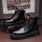 Botki Męskie | Wysoki Krój na Co Dzień z Trwałą Konstrukcją - Arkadya Outlet - Boots