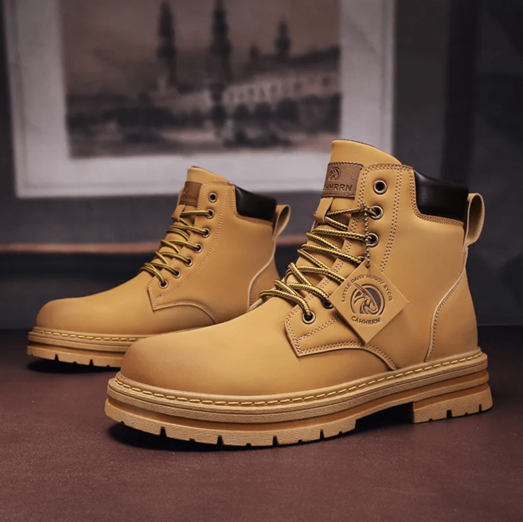 Botki Męskie | Wysoki Krój na Co Dzień z Trwałą Konstrukcją - Arkadya Outlet - Boots