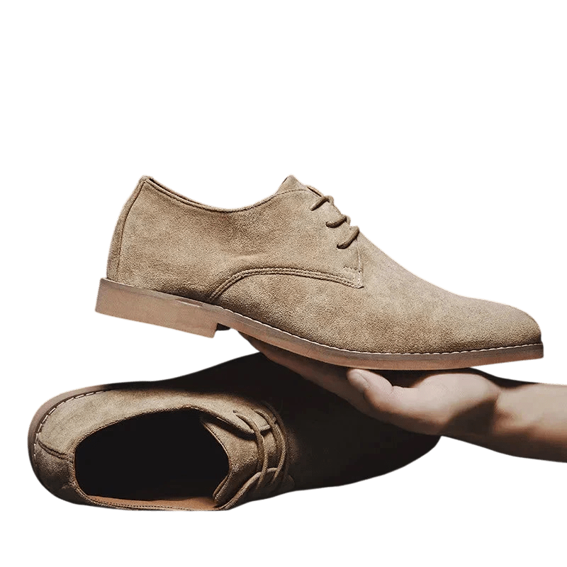 Buty Biznesowe Męskie Płaski Obcas Zamknięty Nosek - Arkadya Outlet - Men Shoes