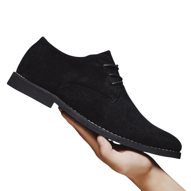 Buty Biznesowe Męskie Płaski Obcas Zamknięty Nosek - Arkadya Outlet - Men Shoes